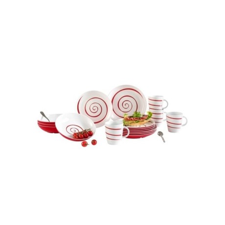 Zestaw obiadowy Twist Red 16 el. G71534 - 8