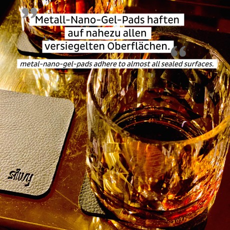 Magnetyczne szklanki do whisky Silwy przezroczyste 250 ml 6 szt. Silwy - 6