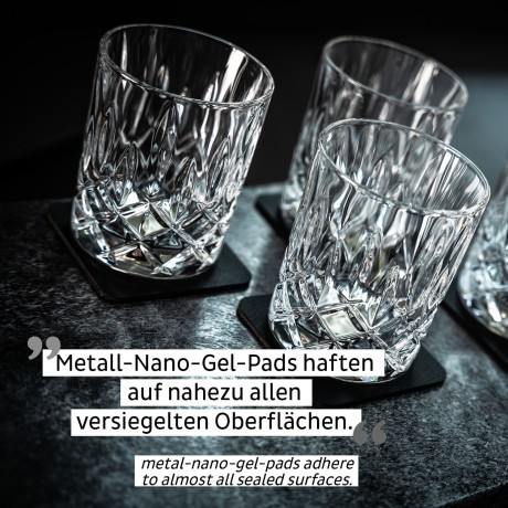 Magnetyczne szklanki do whisky kryształowe Silwy przezroczyste 200 ml 4 szt. Silwy - 5