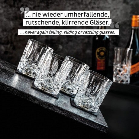 Magnetyczne szklanki do whisky kryształowe Silwy przezroczyste 200 ml 4 szt. Silwy - 7