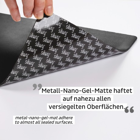 Metalowa nano-mata z możliwością docinania Silwy czarna 40 x 27 1 szt. Silwy - 2