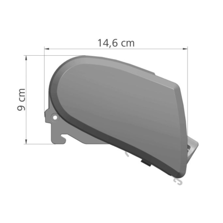 Markiza Omnistor 6300 3,5 m szara Thule 6