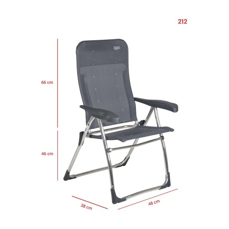 Krzesło AL/212-M40 ciemnoszare Crespo