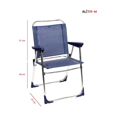 Krzesło AL/219-M41 ciemnoniebieskie Crespo