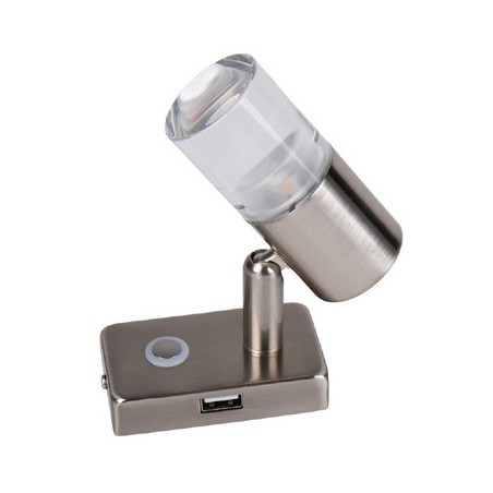 Lampka Led z gniazdem USB i włącznikiem