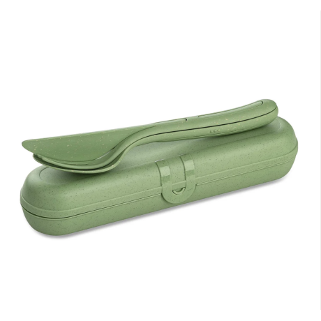 Etui na sztućce Leaf Green Koziol K7034703 -1