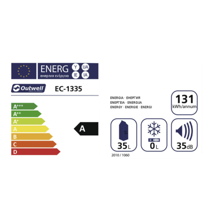 Lodówka ECOLUX 24L 12V/230V Outwell-3