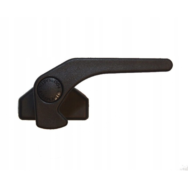 Klamka do okna po 2004 r. Polyplastic z przyciskiem Hobby 2412919016 - zdjęcie główne