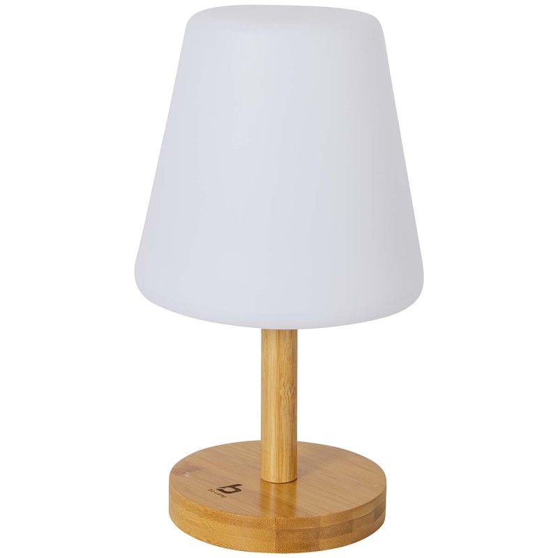 Akumulatorowa lampka stołowa Cambridge M bambusowa Bo-Camp 5818792