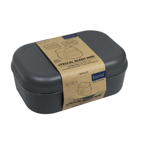 Lunchbox Pascal ready mini nature Ash grey Koziol K7151701