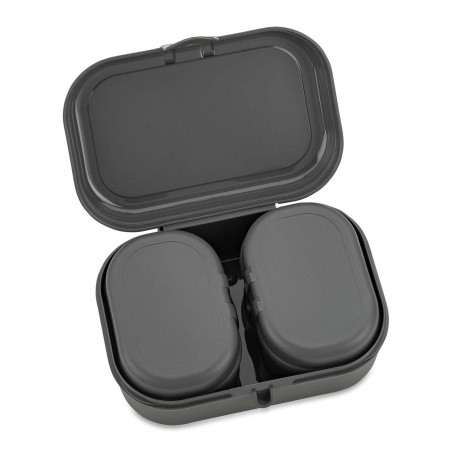 Lunchbox Pascal ready mini nature Ash grey Koziol K7151701
