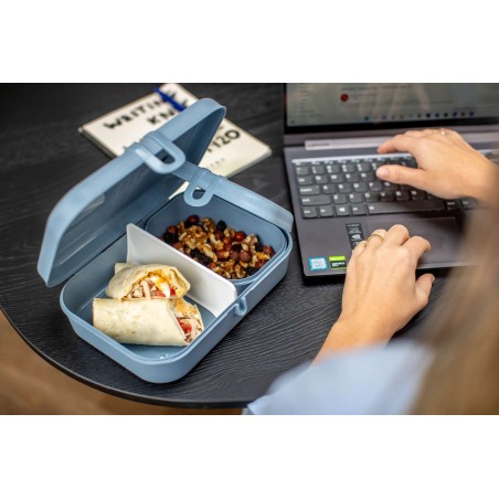 Lunchbox Pascal S desert Flower blue Koziol K7158716