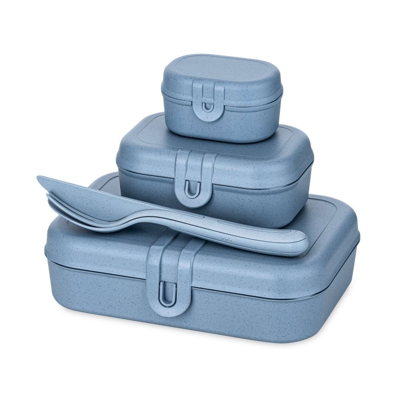Lunchbox ze sztućcami Pascal Ready Flower Koziol K7168716 - zdjęcie główne