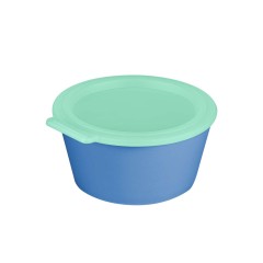 Miska z pokrywka NORA 700ml strong blue/sweet green Koziol K8371264 - główne zdjęcie