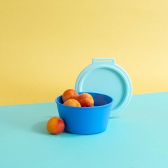 Miska z pokrywka NORA 700ml strong blue/sweet green Koziol K8371264 - zdjęcie dodatkowe nr. 1