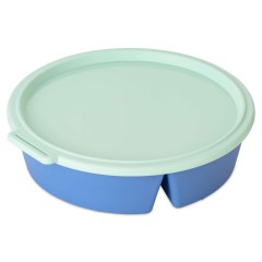 Pojemnik z pokrywka NORA 1.1L strong blue/ sweet green Koziol K8374264