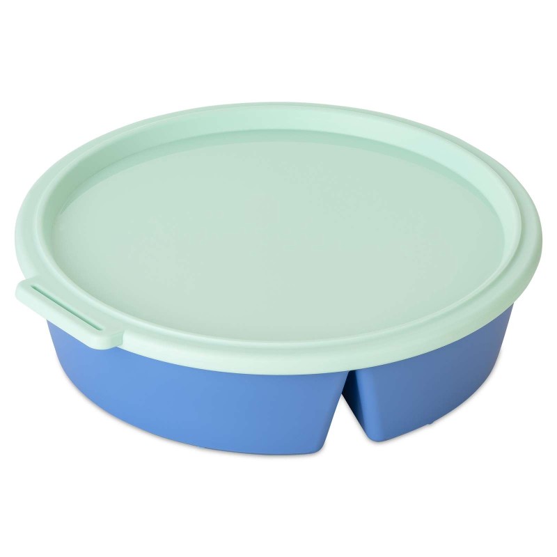 Pojemnik z pokrywka NORA 1.1L strong blue/ sweet green Koziol K8374264 - zdjęcie główne