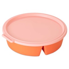 Pojemnik z pokrywka NORA 1.1L strong coral/sweet pink Koziol K8374266