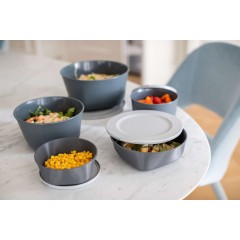 Pojemnik z pokrywka 700ml Nature Ash Grey Kzoiol K8614701 - zdjęcie dodatkowe nr. 1