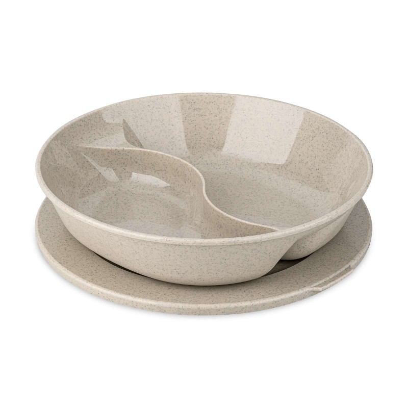 Pojemnik dzielony z pokrywką 1.5L Nature Sand Koziol K8616700 Pojemnik dzielony z pokrywką 1.5L Nature Sand Koziol K8616700