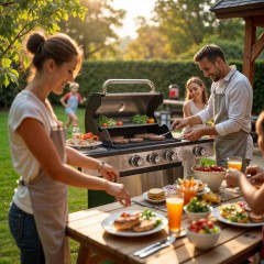 Grill gazowy 3 palniki + palnik boczny, żeliwny ruszt Blaupunkt GG301 - zdjęcie dodatkowe nr. 3