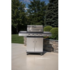 Grill gazowy z 4 palnikami + palnikiem bocznym Blaupunkt GG401 - zdjęcie dodatkowe nr. 3