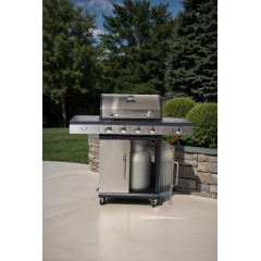 Grill gazowy z 4 palnikami + palnikiem bocznym Blaupunkt GG401 - zdjęcie dodatkowe nr. 4