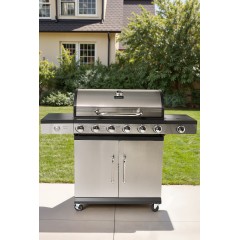 Grill gazowy 6 palników + palnik boczny, żeliwny ruszt Blaupunkt GG601 - zdjęcie dodatkowe nr. 1