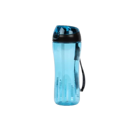 Butelka sportowa z rurką 550 ml - niebieska, Tritan LocknLock ABF628B