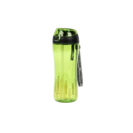 Butelka sportowa z rurką 550 ml - zielona, Tritan LocknLock ABF628G