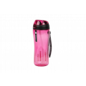 Butelka sportowa z rurką 550 ml - różowa, Tritan LocknLock ABF628P