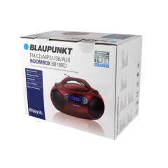 Boombox Blaupunkt FM/CD/mp3/USB/AUX BB18RD - zdjęcie dodatkowe nr. 9