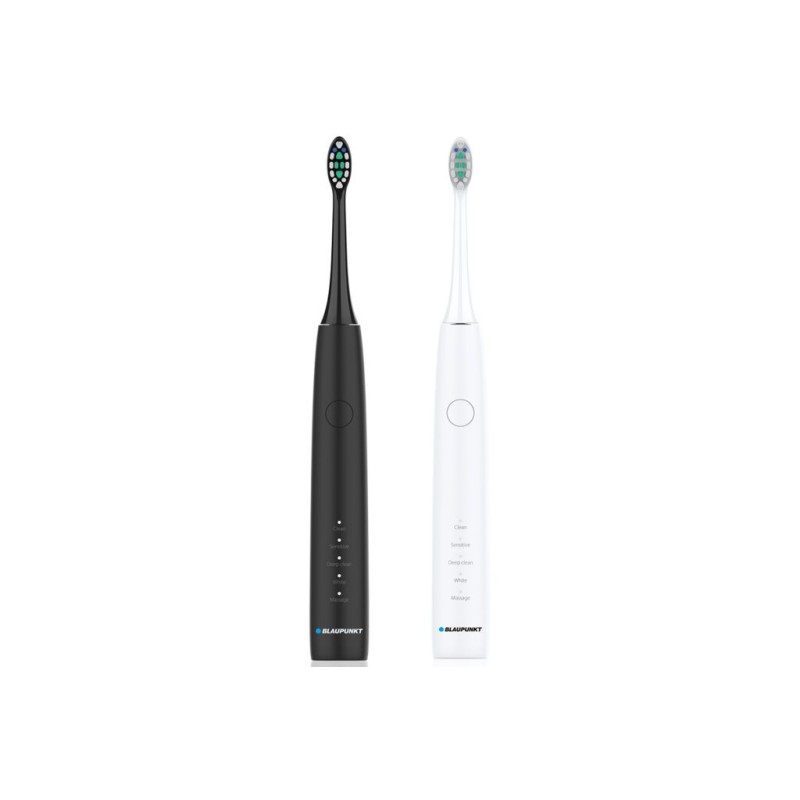 Szczoteczki do zębów 2szt. biała, czarna Blaupunkt DTS201SET - zdjęcie główne