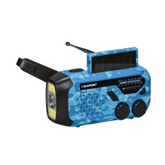 Radio alarmowe LED SOS SOLAR Dynamo Power Bank Blaupunkt ER10BC SURVIVAL - zdjęcie dodatkowe nr. 1