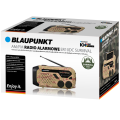 Radio alarmowe LED SOS SOLAR Dynamo Power Bank Blaupunkt ER10DC SURVIVAL - zdjęcie dodatkowe nr. 4