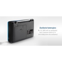 [OUTLET] Radio przenośne Blaupunkt AM/FM PR5BL_OUTLET - zdjęcie dodatkowe nr. 9