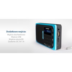 [OUTLET] Radio przenośne Blaupunkt AM/FM PR5BL_OUTLET - zdjęcie dodatkowe nr. 10