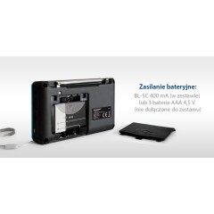 [OUTLET] Radio przenośne Blaupunkt AM/FM PR5BL_OUTLET - zdjęcie dodatkowe nr. 13
