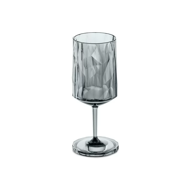 Kieliszek do wina 350ml transparentny szary KOZIOL K3401540 Kieliszek do wina 350ml transparentny szary KOZIOL K3401540