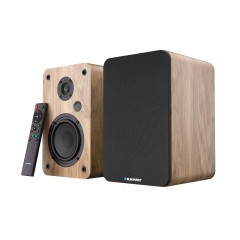[OUTLET] Zestaw 2 szt. głośników półkowych brązowych RMS 50 W Blaupunkt BS50OK
