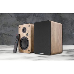[OUTLET] Zestaw 2 szt. głośników półkowych brązowych RMS 50 W Blaupunkt BS50OK - zdjęcie dodatkowe nr. 1