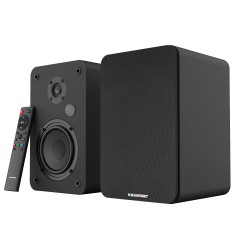 [OUTLET] Zestaw 2 szt. głośników półkowych czarnych RMS 50 W Blaupunkt BS50BK