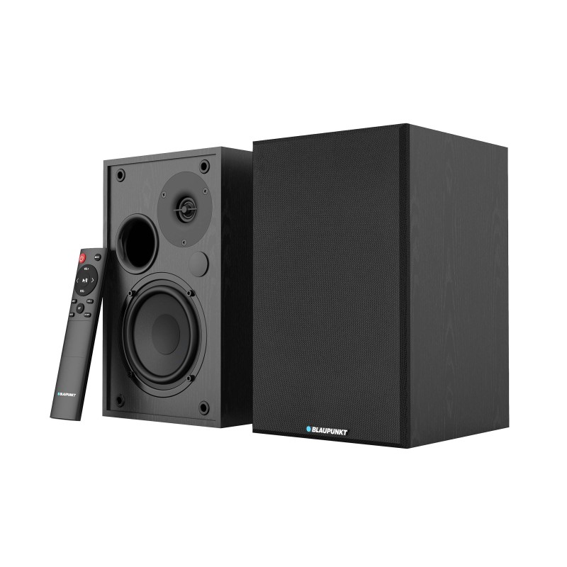 [OUTLET] Zestaw 2 szt. głośników półkowych czarnych RMS 40 W Blaupunkt BS40BK - zdjęcie główne