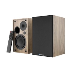 [OUTLET] Zestaw 2 szt. głośników półkowych brązowych RMS 40 W Blaupunkt BS40OK