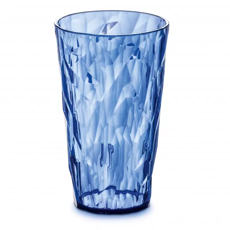 Szklanka 400ml transparentny niebieski KOZIOL K3578636