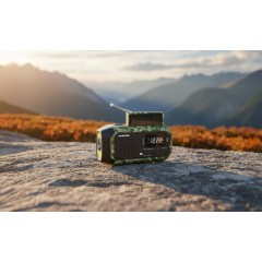 Radio alarmowe FM LED SOS SOLAR Dynamo Power Bank Blaupunkt ER20GC SURVIVAL - główne zdjęcie