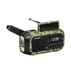 Radio alarmowe FM LED SOS SOLAR Dynamo Power Bank Blaupunkt ER20GC SURVIVAL