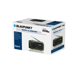 Radio alarmowe FM LED SOS SOLAR Dynamo Power Bank Blaupunkt ER20GR SURVIVAL - zdjęcie dodatkowe nr. 26