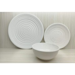 Zestaw obiadowy dla 4 osób 12 el. Granite Pearl Flamefield FGP0112