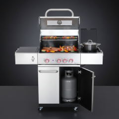 Grill gazowy 3 PALNIKI + BOCZNY Blaupunkt GG321 - zdjęcie dodatkowe nr. 2